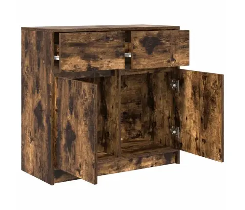 Kumode Ar Atvilktni, 80X34X76 Cm, Inženierijas Koks Vidaxl Kumode Ar Atvilktni, 80X34X76 Cm, Inženierijas Koks Vidaxl