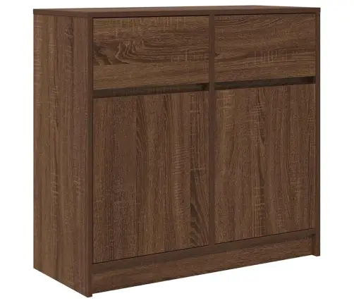 Puhvetkapp Sahtliga, Pruun Tamm, 80X34X76 cm Tehispuit