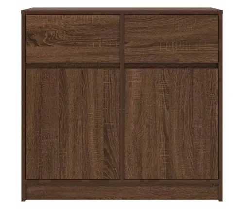 Puhvetkapp Sahtliga, Pruun Tamm, 80X34X76 cm Tehispuit