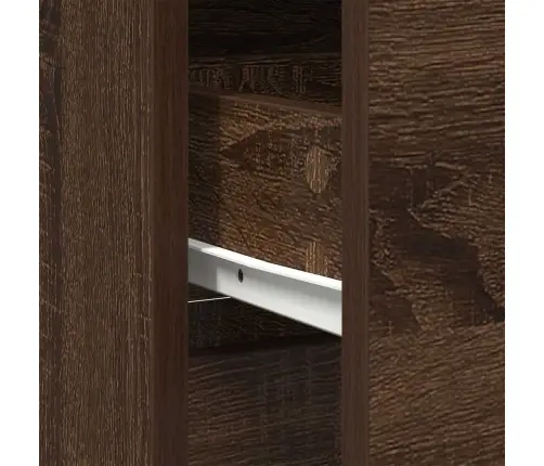 Puhvetkapp Sahtliga, Pruun Tamm, 80X34X76 cm Tehispuit