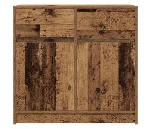 Kumode Ar Atvilktni, 80X34X76 Cm, Inženierijas Koks Vidaxl