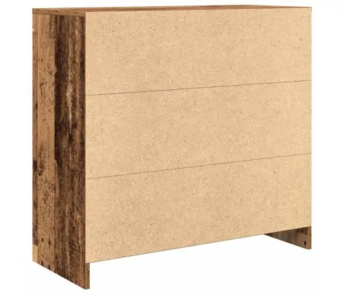 Kumode Ar Atvilktni, 80X34X76 Cm, Inženierijas Koks Vidaxl