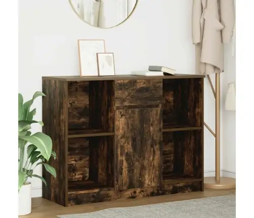 Kumode Ar Atvilktni, 101X35X76 Cm, Inženierijas Koks Vidaxl