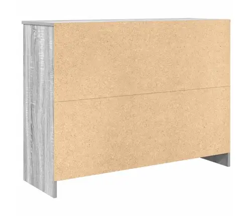 Kumode Ar Atvilktni, 101X35X76 Cm, Inženierijas Koks Vidaxl