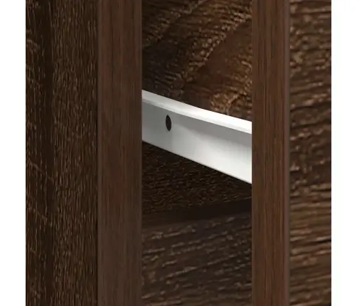 Kumode Ar Atvilktni, 101X35X76 Cm, Inženierijas Koks Vidaxl