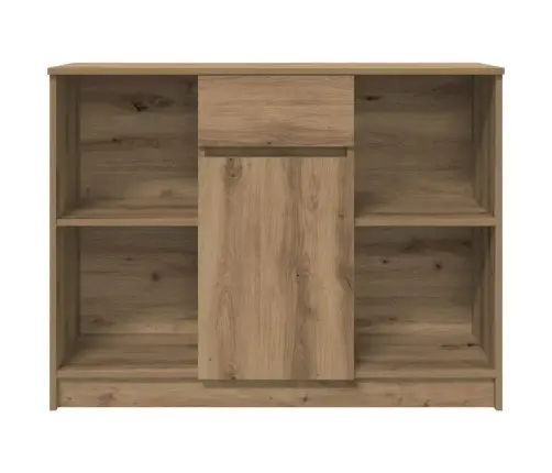 Kumode Ar Atvilktni, 101X35X76 Cm, Inženierijas Koks Vidaxl