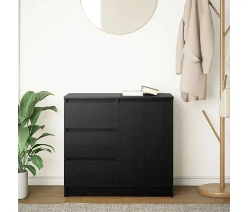 Puhvetkapp Sahtliga, Must Tamm, 71X35X65 cm Tehispuit