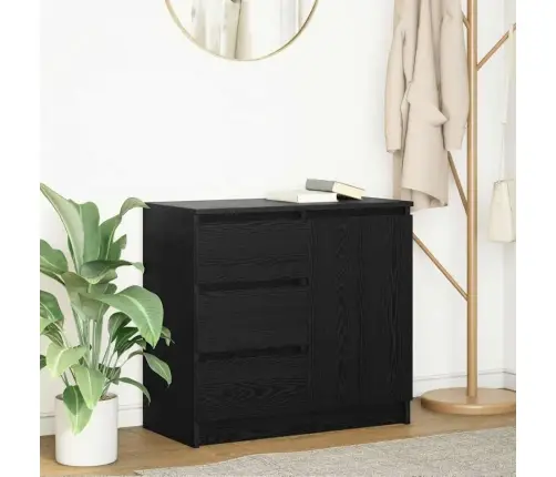 Puhvetkapp Sahtliga, Must Tamm, 71X35X65 cm Tehispuit