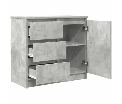 Kumode Ar Atvilktni, 71X35X65 Cm, Inženierijas Koks Vidaxl