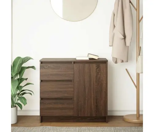 Puhvetkapp Sahtliga, Pruun Tamm, 71X35X65 cm Tehispuit