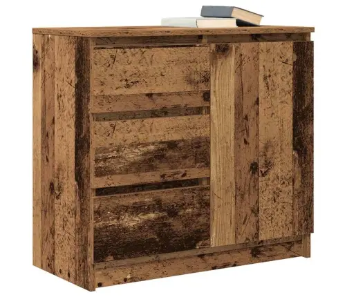 Kumode Ar Atvilktni, 71X35X65 Cm, Inženierijas Koks Vidaxl