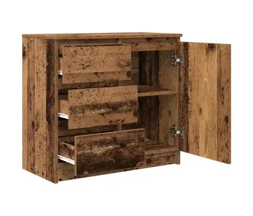 Kumode Ar Atvilktni, 71X35X65 Cm, Inženierijas Koks Vidaxl