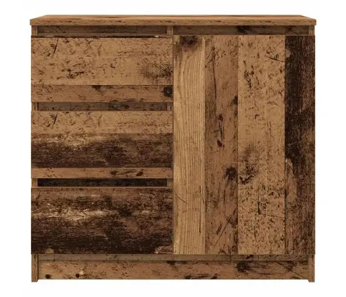 Kumode Ar Atvilktni, 71X35X65 Cm, Inženierijas Koks Vidaxl