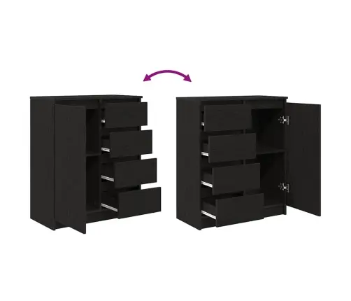 Šoninė Spintelė Su Stalčiais, 71X35X84 cm Mediena