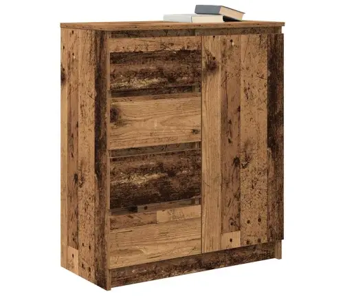 Kumode Ar Atvilktni, 71X35X84 Cm, Inženierijas Koks Vidaxl