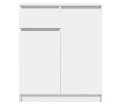 Šoninė Spintelė Su Stalčiumi, Balta, 71X35X84 cm Mediena