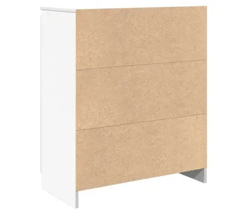 Šoninė Spintelė Su Stalčiumi, Balta, 71X35X84 cm Mediena