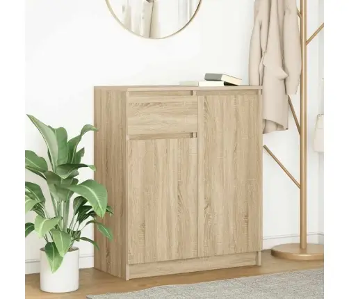 Puhvetkapp Sahtliga, Sonoma Tamm, 71X35X84 cm Tehispuit