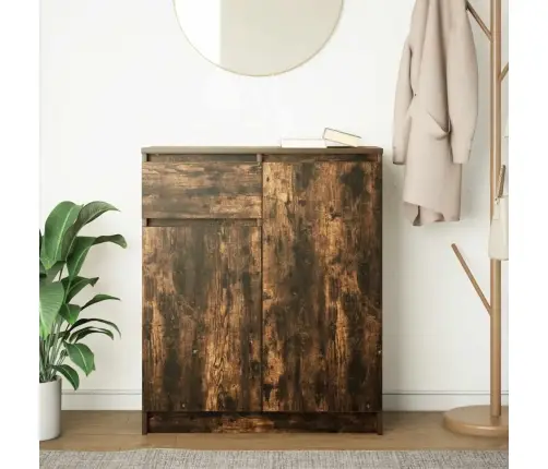 Kumode Ar Atvilktni, 71X35X84 Cm, Inženierijas Koks Vidaxl