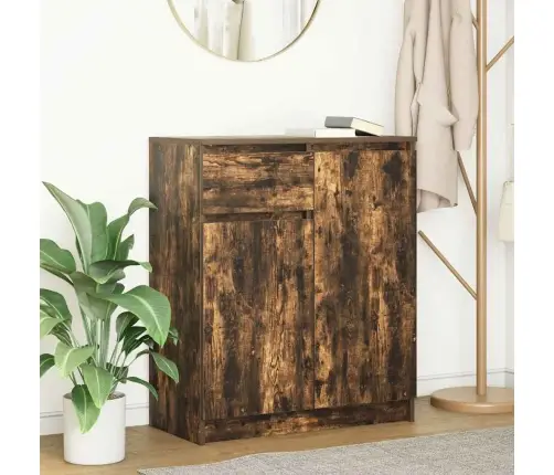 Kumode Ar Atvilktni, 71X35X84 Cm, Inženierijas Koks Vidaxl