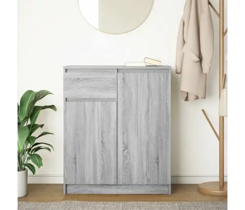 Kumode Ar Atvilktni, 71X35X84 Cm, Inženierijas Koks Vidaxl