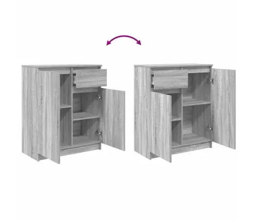 Kumode Ar Atvilktni, 71X35X84 Cm, Inženierijas Koks Vidaxl