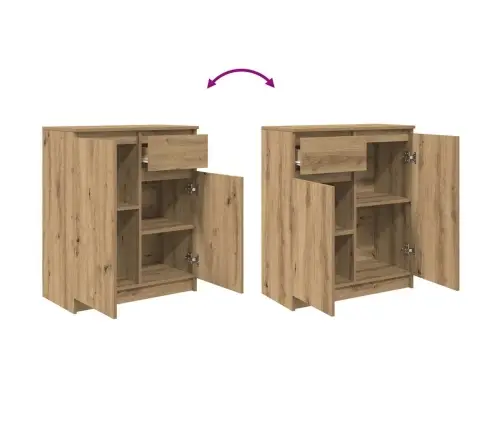 Šoninė Spintelė Su Stalčiumi, 71X35X84 cm Mediena