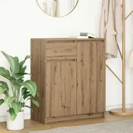 Kumode Ar Atvilktni, 71X35X84 Cm, Inženierijas Koks Vidaxl