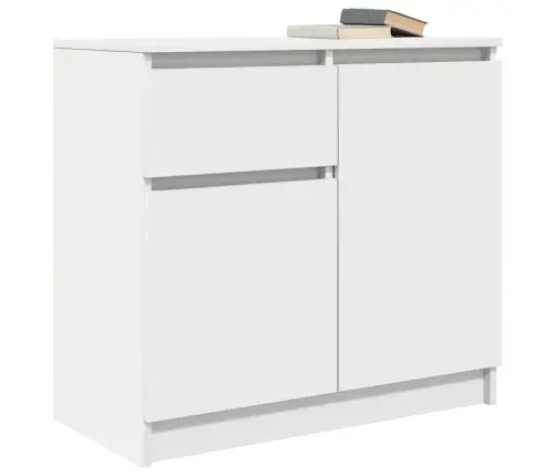 Kumode Ar Atvilktni, Balta, 71X35X65 Cm, Inženierijas Koks Vidaxl Kumode Ar Atvilktni, Balta, 71X35X65 Cm, Inženierijas Koks Vidaxl