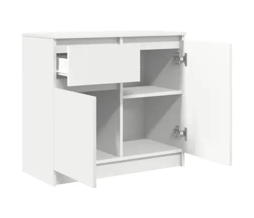Kumode Ar Atvilktni, Balta, 71X35X65 Cm, Inženierijas Koks Vidaxl Kumode Ar Atvilktni, Balta, 71X35X65 Cm, Inženierijas Koks Vidaxl