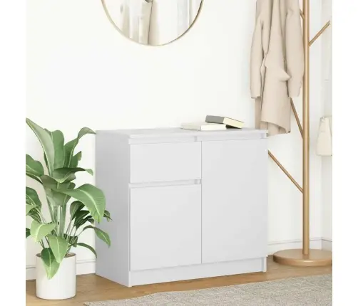 Kumode Ar Atvilktni, Balta, 71X35X65 Cm, Inženierijas Koks Vidaxl Kumode Ar Atvilktni, Balta, 71X35X65 Cm, Inženierijas Koks Vidaxl