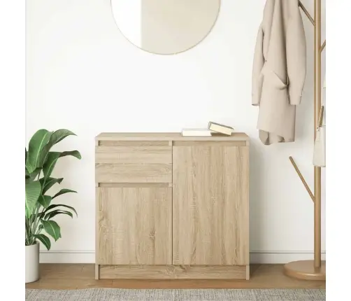 Puhvetkapp Sahtliga, Sonoma Tamm, 71X35X65 cm Tehispuit