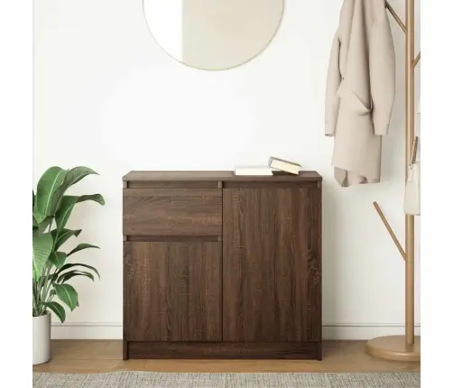 Kumode Ar Atvilktni, 71X35X65 Cm, Inženierijas Koks Vidaxl Kumode Ar Atvilktni, 71X35X65 Cm, Inženierijas Koks Vidaxl