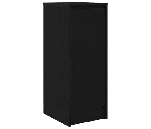 Kumode, Melns Ozols, 29,5X34X76 Cm, Inženierijas Koks Vidaxl