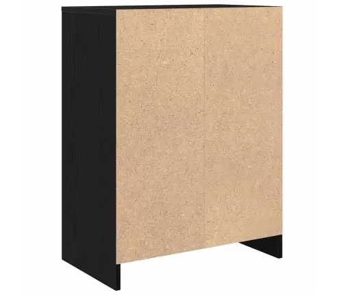 Puhvetkapp, Must Tamm, 57X34X76 cm Tehispuit