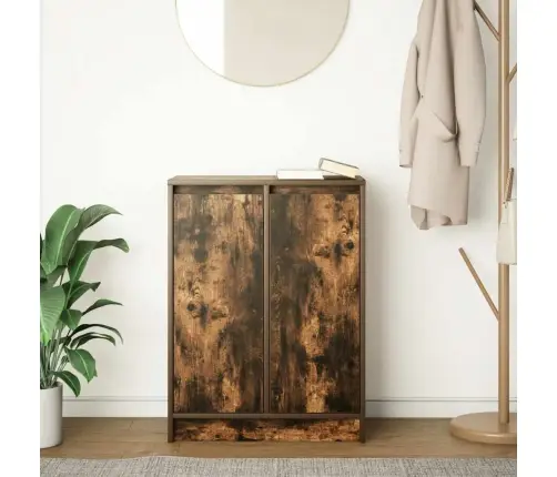 Puhvetkapp, Suitsutatud Tamm, 57X34X76 cm Tehispuit Puhvetkapp, Suitsutatud Tamm, 57X34X76 cm Tehispuit