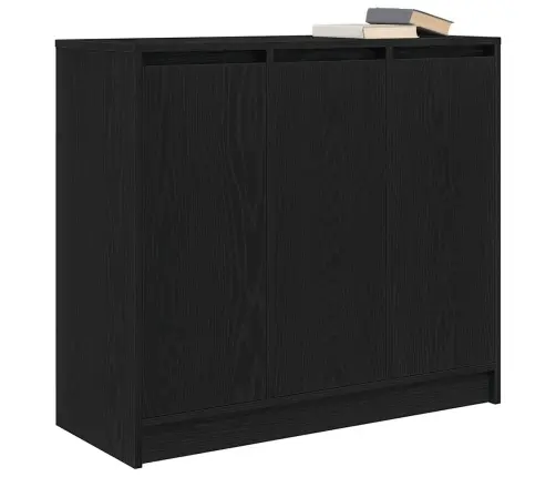 Puhvetkapp, Must Tamm, 85X34X76 cm Tehispuit