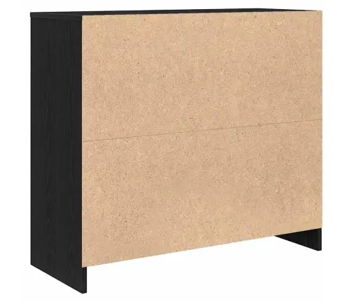 Puhvetkapp, Must Tamm, 85X34X76 cm Tehispuit