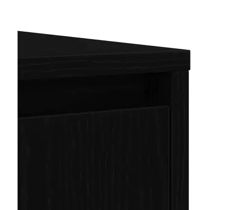 Puhvetkapp, Must Tamm, 85X34X76 cm Tehispuit