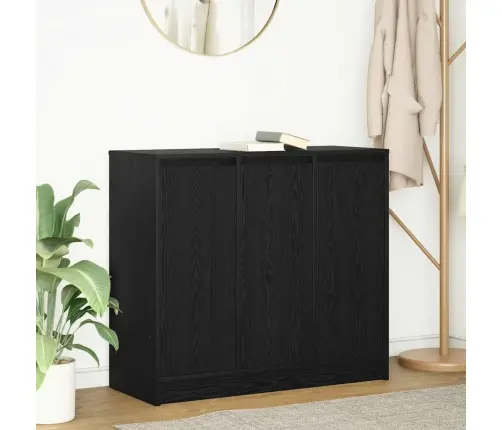 Puhvetkapp, Must Tamm, 85X34X76 cm Tehispuit