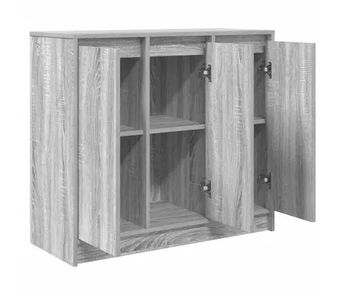 Puhvetkapp, Hall Sonoma Tamm, 85X34X76 cm Tehispuit