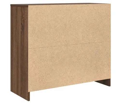 Kumode, Brūna Ozola, 85X34X76 Cm, Inženierijas Koks Vidaxl