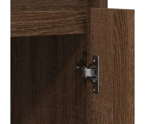 Kumode, Brūna Ozola, 85X34X76 Cm, Inženierijas Koks Vidaxl