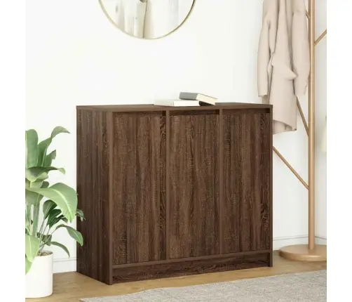 Kumode, Brūna Ozola, 85X34X76 Cm, Inženierijas Koks Vidaxl