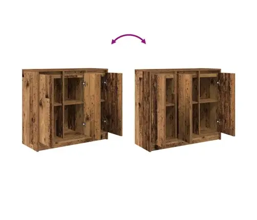 Kumode, Veca Koka, 85X34X76 Cm, Konstruēts Koks Vidaxl Kumode, Veca Koka, 85X34X76 Cm, Konstruēts Koks Vidaxl