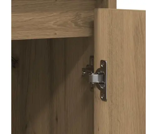 Kumode, Koka Krāsa, 85X34X76 Cm, Inženierijas Koks Vidaxl