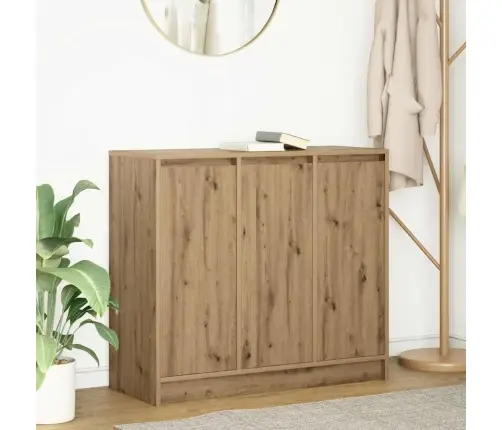 Kumode, Koka Krāsa, 85X34X76 Cm, Inženierijas Koks Vidaxl