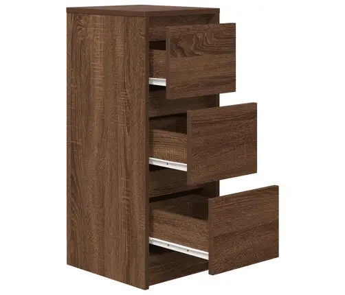 Šoninė Spintelė, Ruda Ąžuolo, 29,5X34X76 cm Apdirbta Mediena