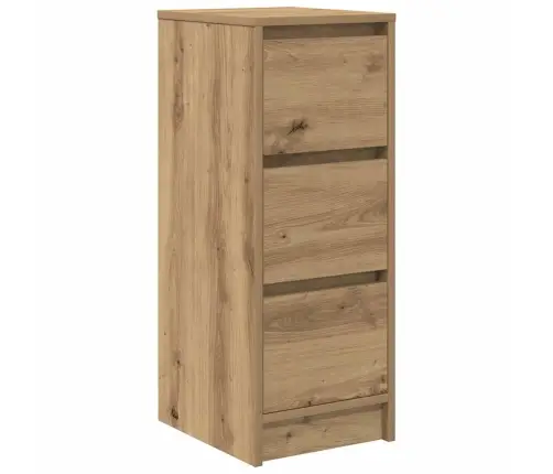 Kumode, Koka Krāsa, 29,5X34X76 Cm, Inženierijas Koks Vidaxl