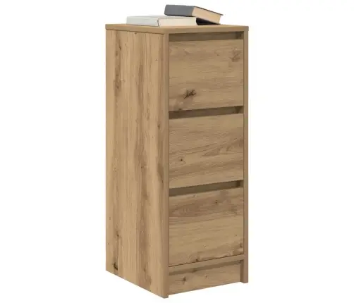 Kumode, Koka Krāsa, 29,5X34X76 Cm, Inženierijas Koks Vidaxl